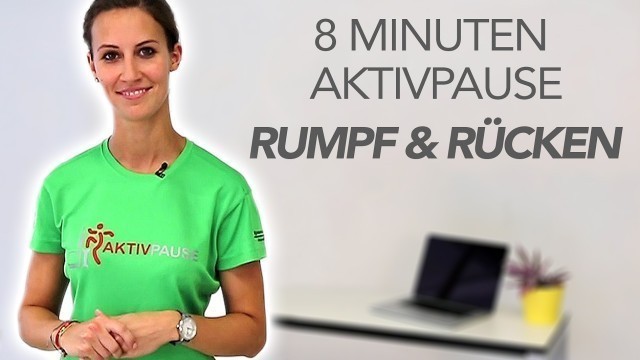 'Workout am Schreibtisch: Rumpf und Rücken'