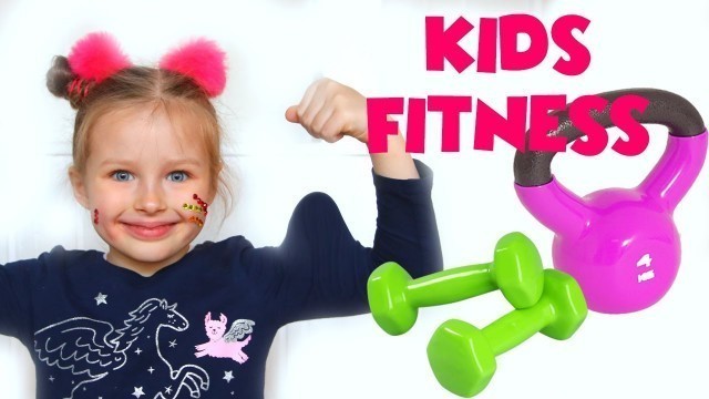 'Ivanka plays sports and wants to be strong | Fitness For Kids'