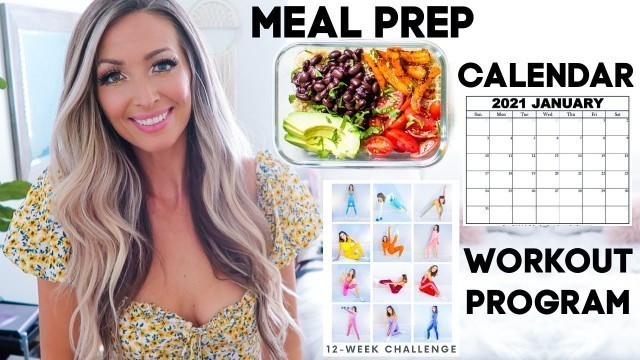 'GET READY! 2021 Workout Challenge | Meal Prep + Equipment + Motivation'