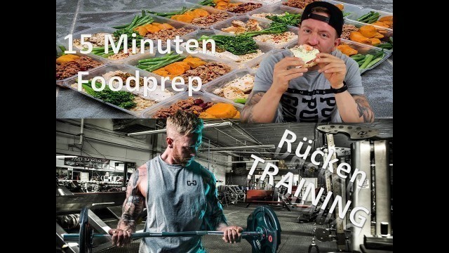 'Bulk Cello #7 - Food Prep in 15 Minuten - Rücken Training - Fitness  Koch Vlog Mcello'