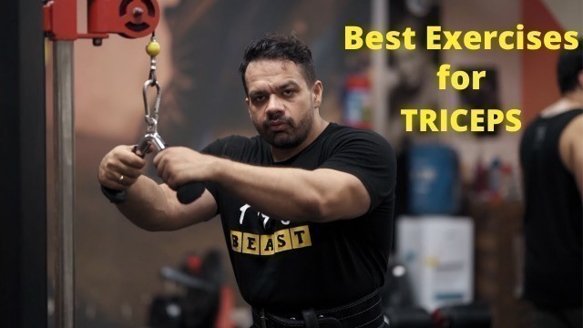 'Complete Triceps workout for Muscle Building'