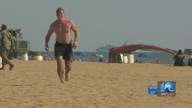 'USO Warrior Week: \"Monster Mash\" takes NAVY SEAL training to the beach'