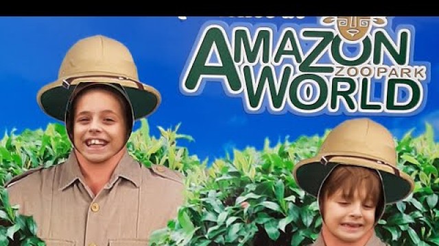 'Amazon World Zoo Park with the kids - Holiday vlog 2021 - Smithy\'s Fitness'