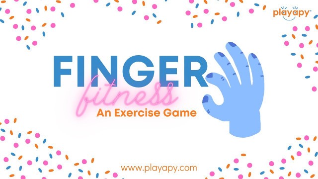 'FINGER FITNESS | Hand Exercise Game for Kids | Handwriting Warm Ups & Teletherapy Finger Exercise'