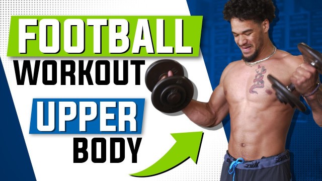 'How To Train SAVAGE Football Players | Upper Body High School Strength Workout'