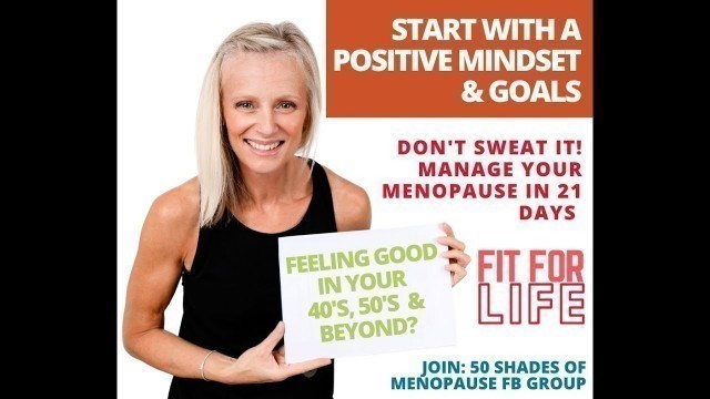 'POSITIVE MINDESET AND GOALS 2021 | FITNESS WITH AILSA | 50 SHADES OF MENOPAUSE'