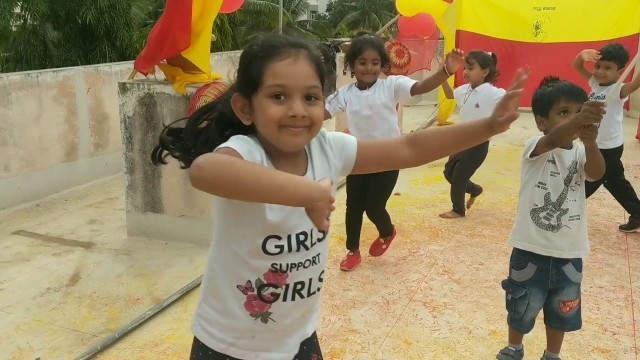 'Nam avva kano kannada dance by thrilok dance and fitness  kids'