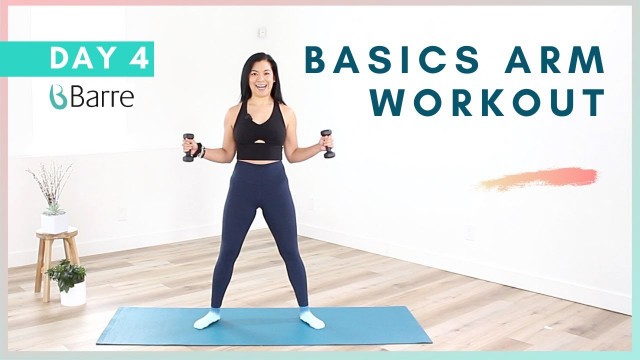 'DAY 4 Barre Workout Challenge // Toned Arms Barre Workout'