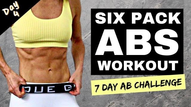 '5 MIN SIX PACK WORKOUT - Intense Ab Workout No Equipment | 7 Day Ab Challenge No Equipment'