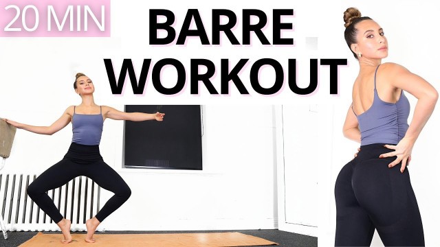 'Full Body Strength Workout / Soft & Sweaty Barre Workout | Ballet Inspired | 20 MIN | Daniela Suarez'