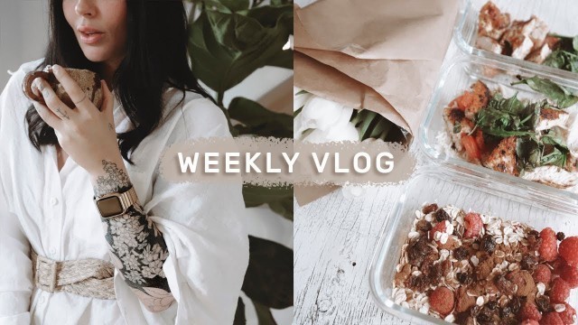 'Spend the week with me… VLOG || Tattoos + Meal Prep + Favourite Leg Workout'