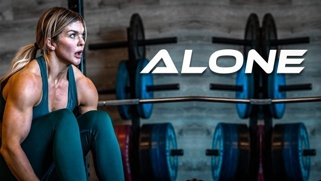 'FIGHT ALONE - Female Fitness Motivation 