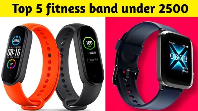 'Top 5 best fitness band under 2500. Mi band 5 boat strom smartwatch honor band 5 Red mi band'