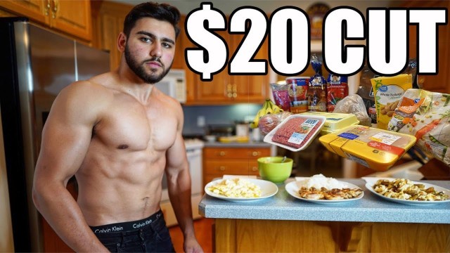 '$20 FOR A WEEK OF CUTTING: Meal Prep on a Budget | Shopping and Cooking'