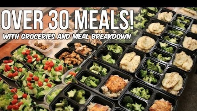 'OVER 30 MEALS - Meal Prep With Groceries and Macros - Get Ripped Episode 10'